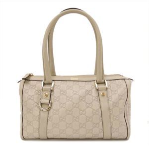 Gucci Guccisima Mini Boston Bag Off White